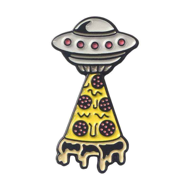 Crazy Alien Pins
