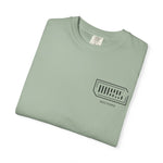 Load image into Gallery viewer, Quarantine Circle T-Shirt — Minimal Battery &amp; Loop Graphic Tee
