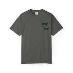 Load image into Gallery viewer, Optical Grid Cat T‑Shirt — 'There Is No Spoon' Graphic Tee
