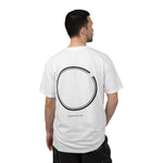 Load image into Gallery viewer, Quarantine Circle T-Shirt — Minimal Battery &amp; Loop Graphic Tee
