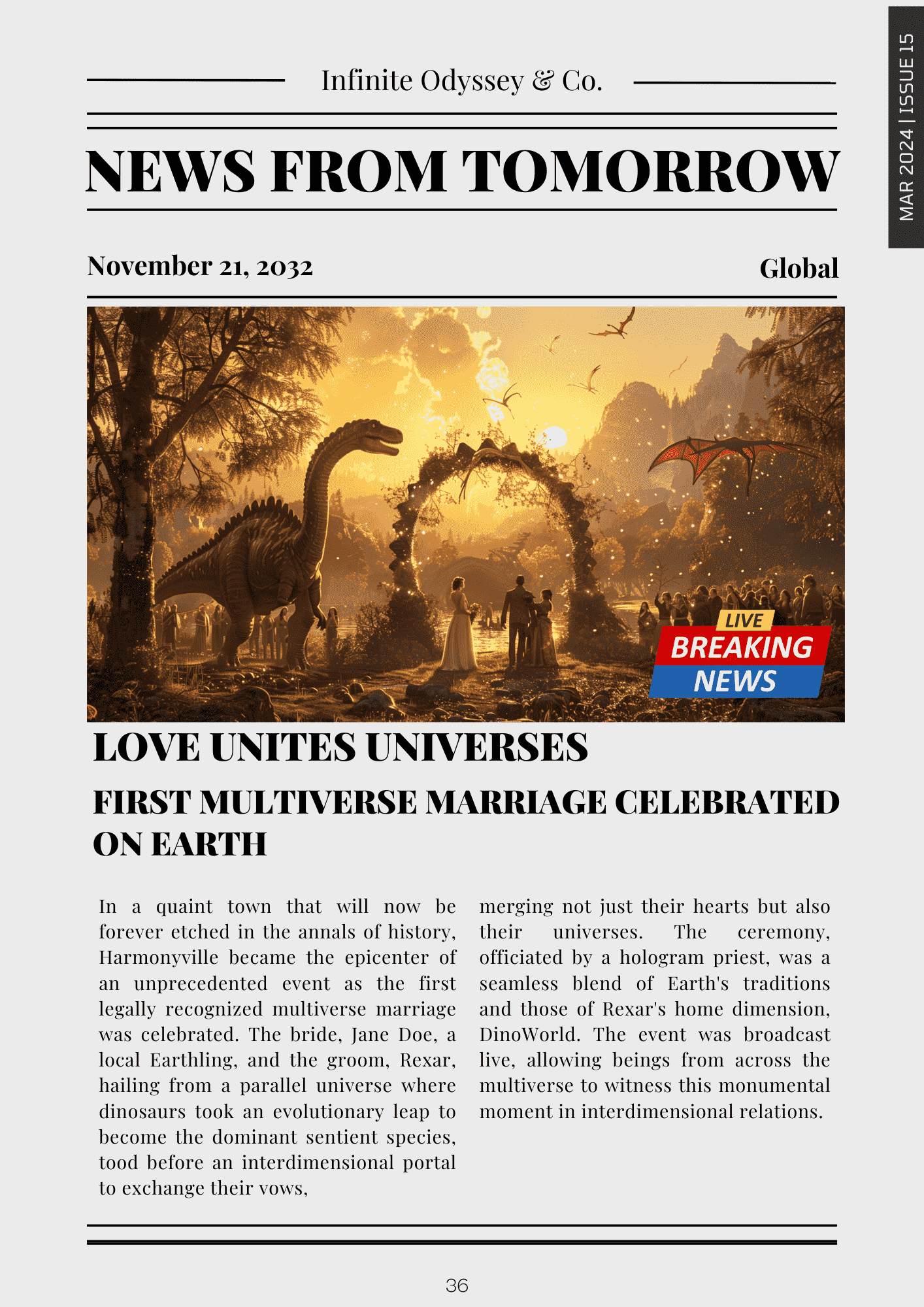 Infinite Odyssey Magazine - Issue #15 (Printed)