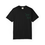 Load image into Gallery viewer, Optical Grid Cat T‑Shirt — 'There Is No Spoon' Graphic Tee
