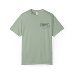 Load image into Gallery viewer, Quarantine Circle T-Shirt — Minimal Battery &amp; Loop Graphic Tee
