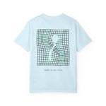 Load image into Gallery viewer, Optical Grid Cat T‑Shirt — 'There Is No Spoon' Graphic Tee
