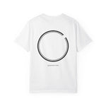 Load image into Gallery viewer, Quarantine Circle T-Shirt — Minimal Battery &amp; Loop Graphic Tee

