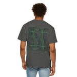 Load image into Gallery viewer, Optical Grid Cat T‑Shirt — 'There Is No Spoon' Graphic Tee
