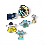 Load image into Gallery viewer, Galactic Encounters Pin Set – Wear Your Weird
