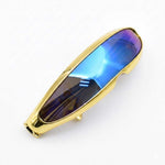 Load image into Gallery viewer, Solaris Edge Futuristic Sunglasses – Gold Meets the Galaxy
