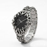 Load image into Gallery viewer, Void Serpent Chrono Watch — Dark Metal Time Artifact
