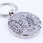 Load image into Gallery viewer, 50-Year Perpetual Calendar Keychain – Time in Your Pocket
