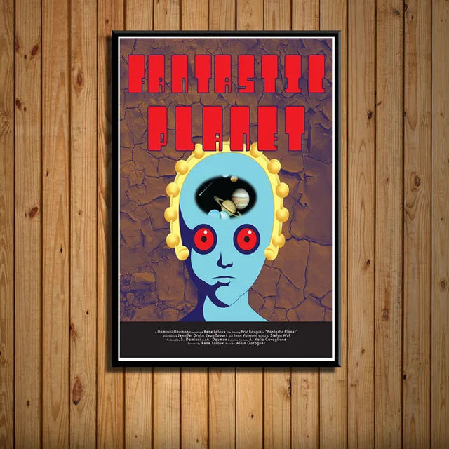 La Planète Sauvage Poster – Psychedelic Sci-Fi Wall Art