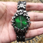 Load image into Gallery viewer, Void Serpent Chrono Watch — Dark Metal Time Artifact
