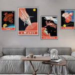 Load image into Gallery viewer, Vintage Retro Space Posters
