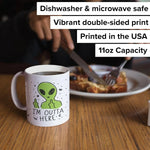 Load image into Gallery viewer, I’m Outta Here Mug – Alien Mode: Activated
