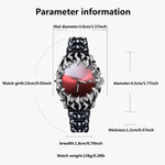 Load image into Gallery viewer, Void Serpent Chrono Watch — Dark Metal Time Artifact
