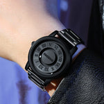 Load image into Gallery viewer, Black Orbit Magnetic Watch – Time Reimagined
