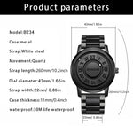 Load image into Gallery viewer, Black Orbit Magnetic Watch – Time Reimagined

