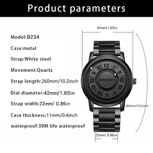 Black Orbit Magnetic Watch – Time Reimagined