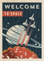 Load image into Gallery viewer, Vintage Retro Space Posters
