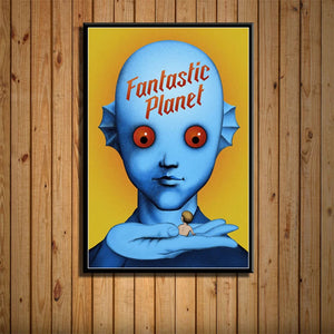La Planète Sauvage Poster – Psychedelic Sci-Fi Wall Art