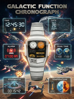 Load image into Gallery viewer, Steel Nexus Control Watch — Multi-Display Time Machine
