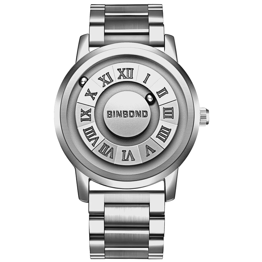 Black Orbit Magnetic Watch – Time Reimagined