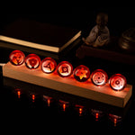 Load image into Gallery viewer, Red Anime Symbol Crystal Ball LED Display Set

