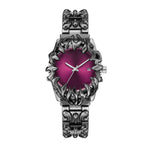 Load image into Gallery viewer, Void Serpent Chrono Watch — Dark Metal Time Artifact
