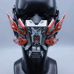 Load image into Gallery viewer, Cyber Mecha Tactical Mask — Futuristic Techwear Respirator
