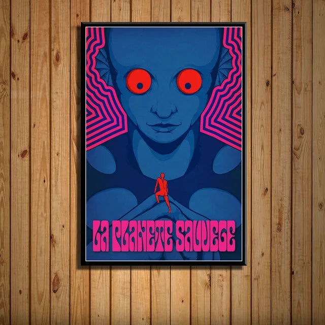La Planète Sauvage Poster – Psychedelic Sci-Fi Wall Art