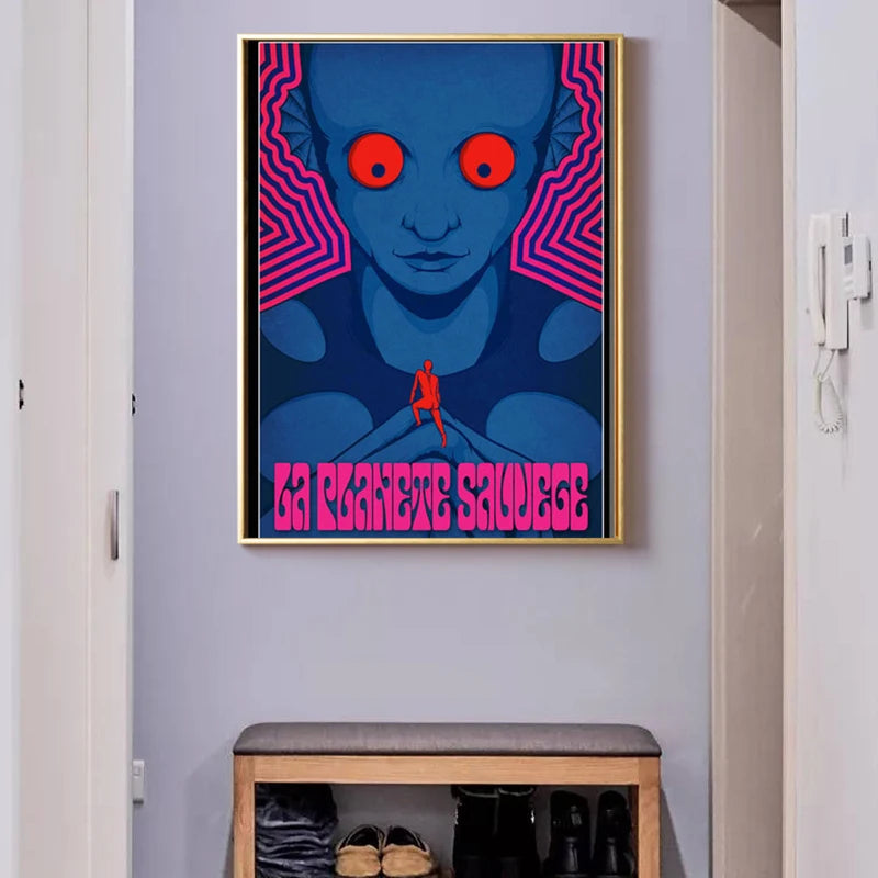 La Planète Sauvage Poster – Psychedelic Sci-Fi Wall Art