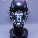 Load image into Gallery viewer, Cyber Mecha Tactical Mask — Futuristic Techwear Respirator
