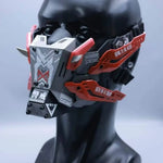 Load image into Gallery viewer, Cyber Mecha Tactical Mask — Futuristic Techwear Respirator
