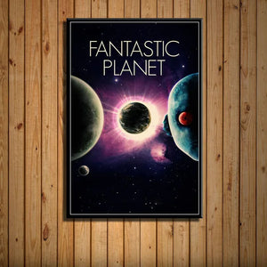 La Planète Sauvage Poster – Psychedelic Sci-Fi Wall Art