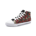 Load image into Gallery viewer, Roses &amp; Skull High Top Sneakers
