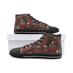 Load image into Gallery viewer, Roses &amp; Skull High Top Sneakers
