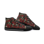 Load image into Gallery viewer, Roses &amp; Skull High Top Sneakers
