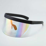 Load image into Gallery viewer, Mirror Void Oversized Visor – Maximum Future, Maximum Drama
