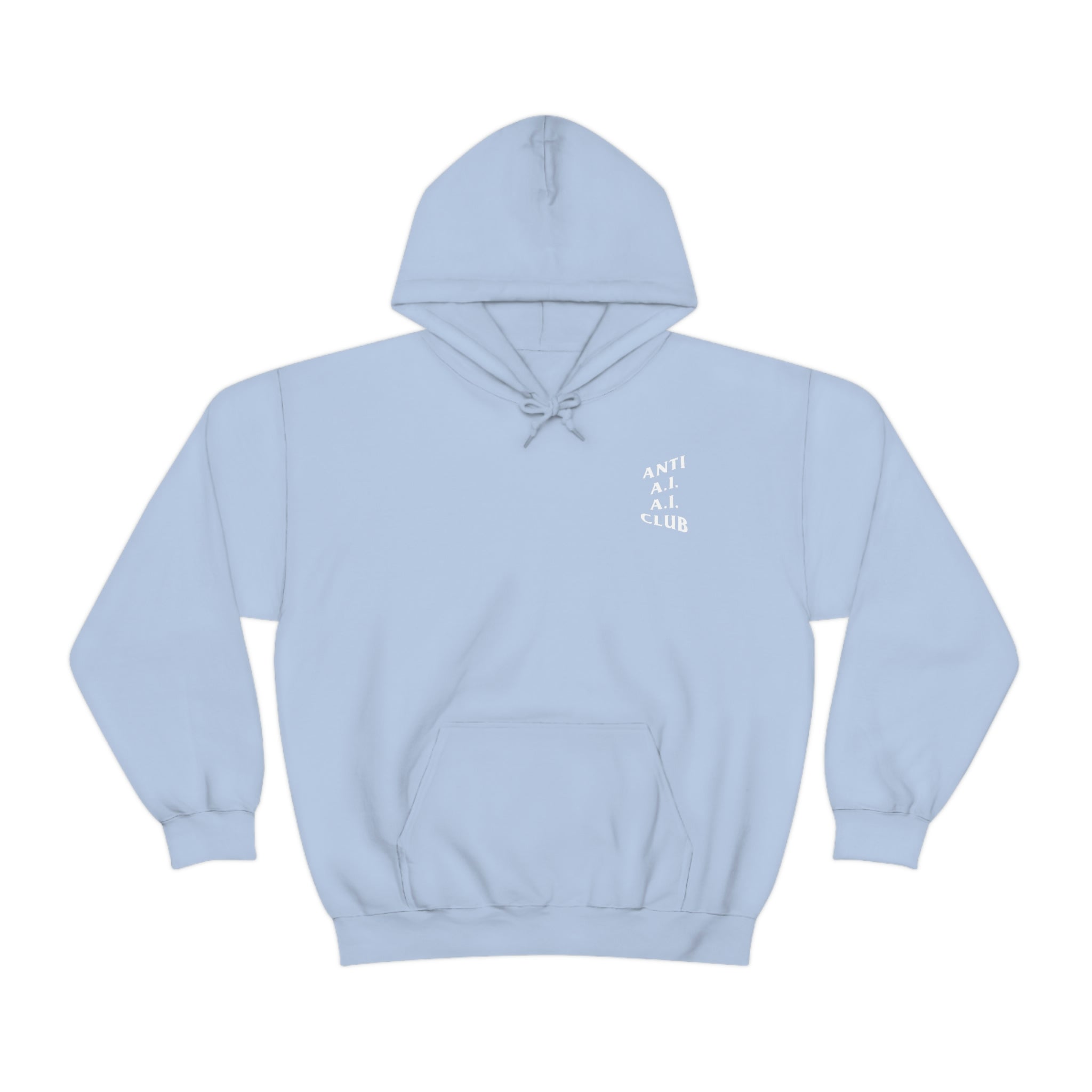 Anti A.I. A.I. Club Hooded Sweatshirt | White Lettering