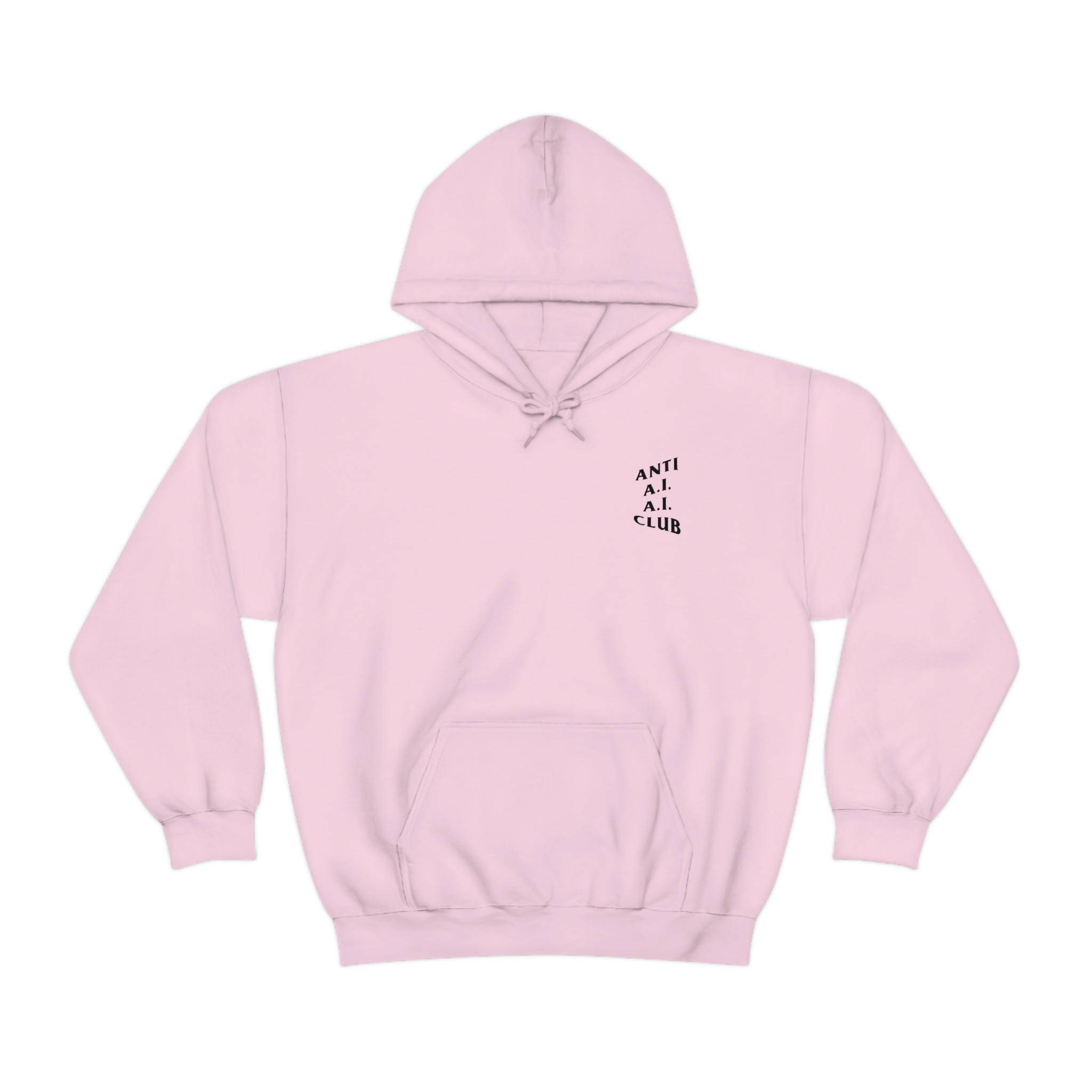 Anti A.I. A.I. Club Hooded Sweatshirt | Black Lettering