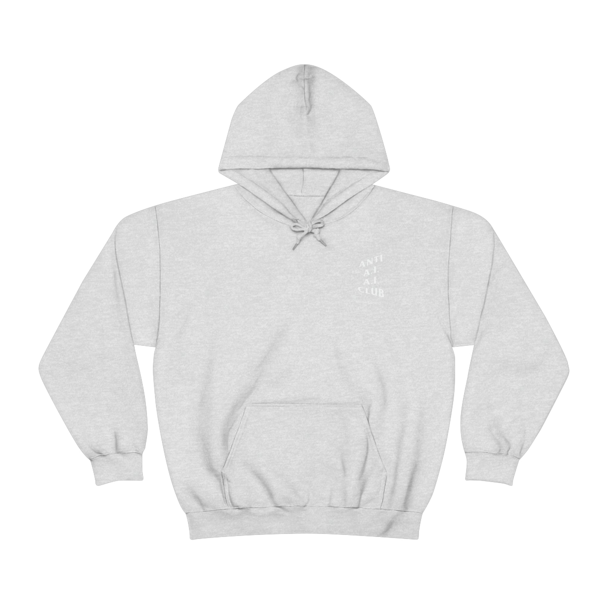 Anti A.I. A.I. Club Hooded Sweatshirt | White Lettering