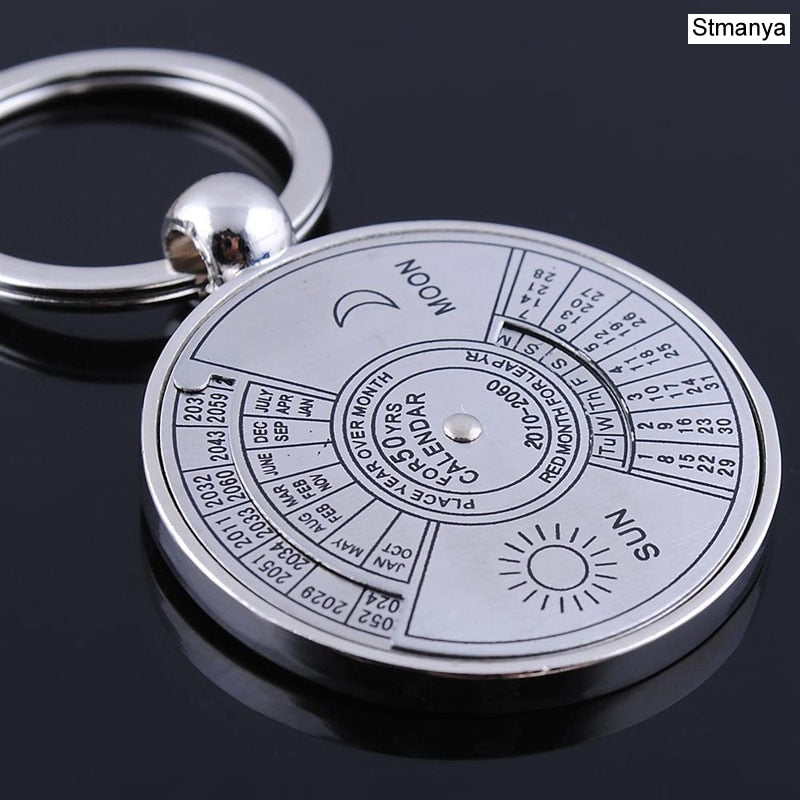 50 Years Perpetual Calendar Key Chain