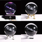 Load image into Gallery viewer, Crystal Solar System &amp; Planets with LED Light Base
