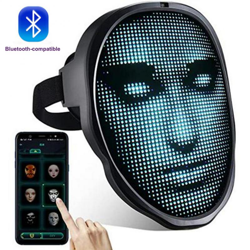 LED Programmable Party Mask