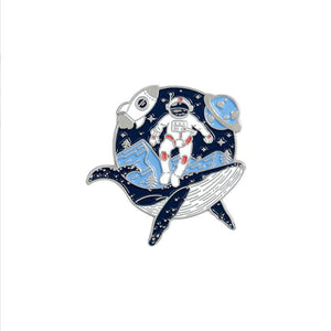 Astronauts & Space Backpack Pins Brooches