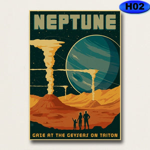 Outer Space Travel Posters