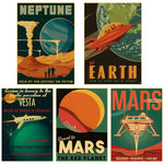 Load image into Gallery viewer, Outer Space Travel Posters
