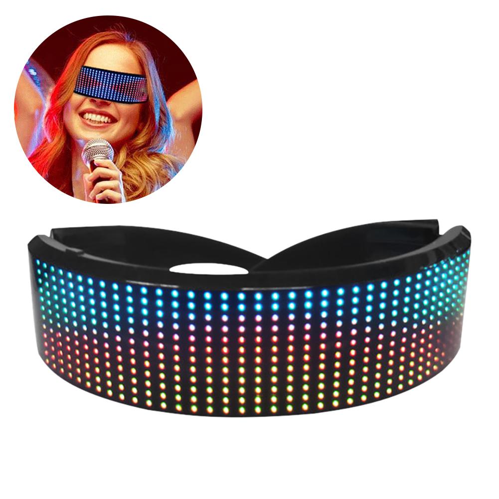 LED Smart Glasses Bluetooth Control