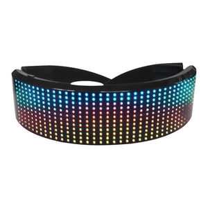 LED Smart Glasses Bluetooth Control
