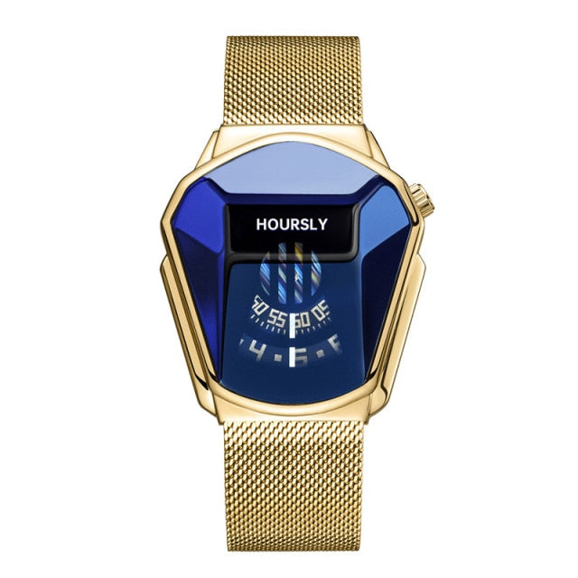 Luxury Futuristic Quartz Watch